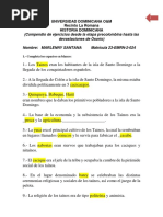 Compendio 1 de Historia Dominicana Desde Los Primeros Pobladores Hasta Las Devastaciones