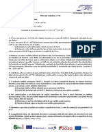 Ficha de Trabalho 10 Física 12.º