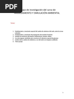 Trabajo de Investigación Del Curso de MODELAMIENTO Y SIMULACION AMBIENTAL