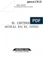 PIAGET, JEAN - El Criterio Moral en El Niño (OCR) (Por Ganz1912)