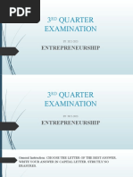 3RD Quarter Examination