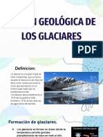 Acción Geológica de Los Glaciares