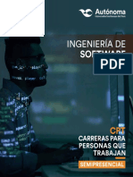 Brochure Ingeniería de Software Universidad Autonoma Del Peru