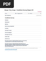 Barge Dry Cargo Condition Survey Report IG