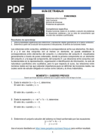 Guía de Matemática Fundamental Funciones