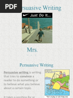 Persuasive Writing 1