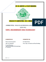 Recombinant Dna Tech Saswat