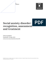 Social Anxiety Disorder