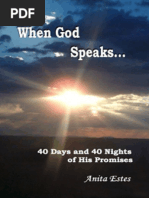 When God Speaks - 40 Days and 40 - Anita Estes