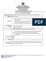 2022-Acr-1st Pta Conference-Distribution of Report Card