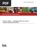 BS en 50620 2017 Electric Cables-Charging Cables For Electric Vehicles