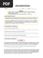 4° Básico Ciencias Naturales Guía 18 María Fernanda Vives