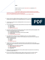 Glob Finc - Practice Set For Exam 1 - Solutions