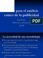 Pautas para El Análisis Crítico de La Publicidad - Joan Ferrés