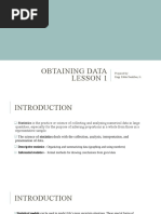 Lesson 1 - Obtaining Data