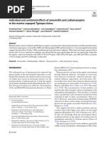 Individual and Combined Effects of Amoxicillin and Carbamazepine To The Marine Copepod Tigriopus Fulvus