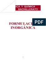 FORMULACIÓN INORGÁNICA Teorïa