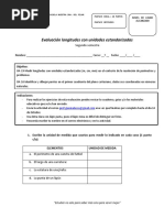 5º Evaluacion Unidades de Medida