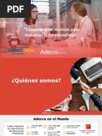 Adecco - Training Técnicas de Empleabilidad