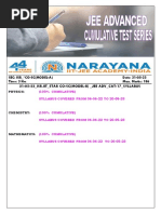 21-05-23 - Isr - Iit - Star Co-Sc (Model-A) - Jee Adv - 2019 (P-Ii) - Cat-17 - QP