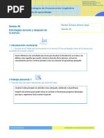 Guía de Aprendizaje Sesión 26