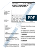 950-1989 - Parafinas - Determinação de Substãncias Carbonizáveis