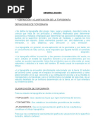 Topografía Generalidades