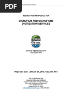 RFP Microfilm Microfiche