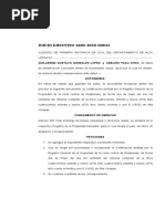 EJECUTIVO GUSTAVO GONZALEZ Anotacion Demanda