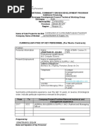 CBPM 2021 Form C 8 Curriculum Vitae of Key Personnel Pledged