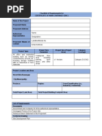 Checklist of Requirements For CNC