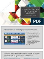 Creating A Video or Graphical Abstract