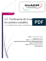 U2. Verificación de La Naturaleza de Los Asientos Contables