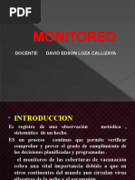 Cuadros de Monitoreo