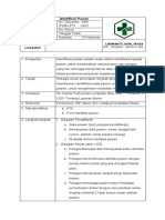 Sop Identifikasi Pada Pasien