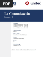 Tarea #1 Semana #1 La Comunicación