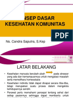 Konsep Kesehatan Komunitas