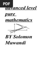 Advanced Level Pure Mathematics Muwandi