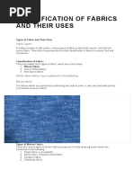 1.5 - Classification of Fabrics