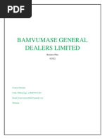 Bamvumase Business Plan