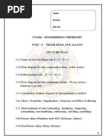 Cy1104 - Engineering Chemistry: Name