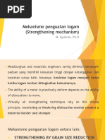 Kuliah Ke-9 Strengthening Mechanism