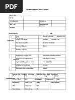 Fever Clerking Sheet KKBSP