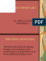 Disfonias Infantiles