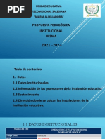 Propuesta Pedagogica Uesma 2021 - 2024