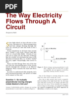 The Way Electricity Flows Through A Circuit