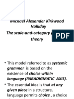 Session 5 Halliday Scale and Category Theory