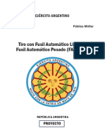 Tiro Con Fusil FAL y FAP (RFP 79-03) - Proyecto