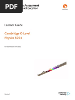 5054 Learner Guide (For Examination From 2023)