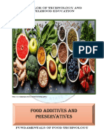 HE6 Module - Food Additives and Preservatives